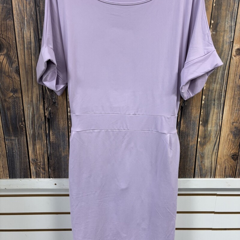 Purple Pocket Dress, Size: 2X
