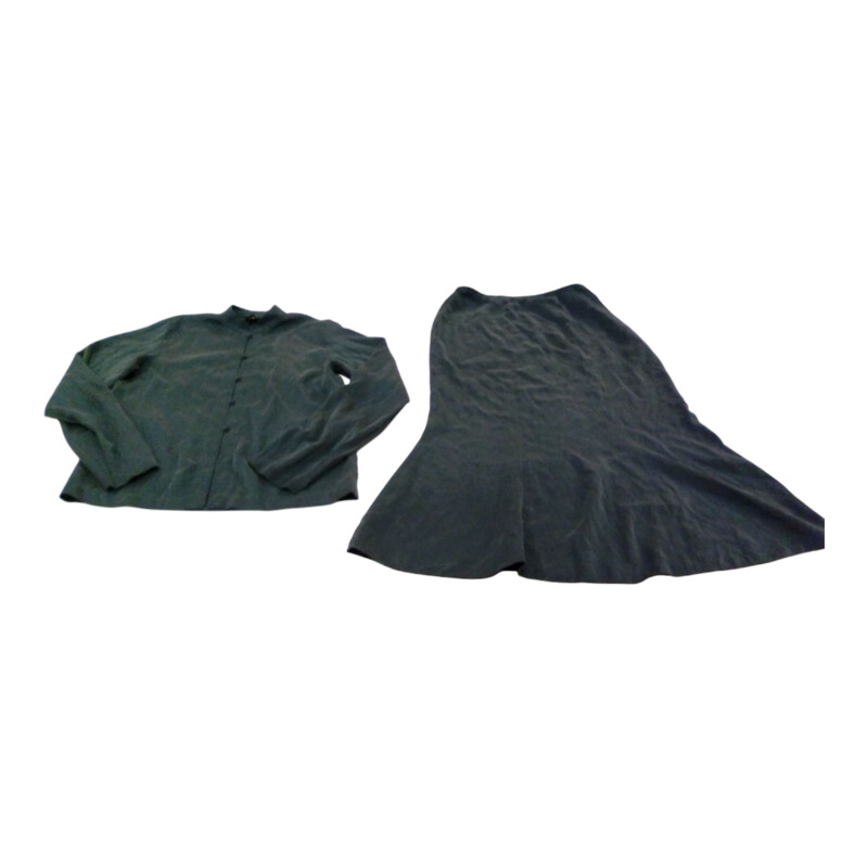 2pc Ls Shirt/Skirt:DK Tea