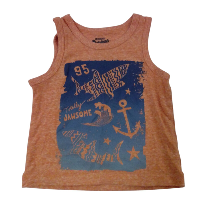 Tank Top: Orange Sharks, Boy, Size: 2t

Located at Pipsqueak Resale Boutique inside the Vancouver Mall, Suite 230, (upstairs between Round 1 and Golds Gym) or online at: #pipsqueakresale

All items are photographed prior to being steamed. Cross posted, items are located at #PipsqueakResaleBoutique, payments accepted: cash, paypal & credit cards. Any flaws will be described in the comments. More pictures available with link above. Local pick up available at the #VancouverMall, tax will be added (not included in price), shipping available (not included in price, *starts at $9.99; please contact regarding shipment of toys or other larger items), item can be placed on hold with communication, message with any questions. Join Pipsqueak Resale - Online to see all the new items! Follow us on IG @pipsqueakresale / Facebook @pipsqueakresaleboutique & Thanks for looking! Due to the nature of consignment, any known flaws will be described; ALL SHIPPED SALES ARE FINAL. All items are currently located inside Pipsqueak Resale Boutique as a store front items purchased on location before items are prepared for shipment will be refunded.

#resalerocks #shopsmall #pipsqueakresale #shopvanmall #vancouverwa #portland #reusereducerecycle #fashiononabudget #chooseused #consignment #savemoney #shoplocal #weship  #shopvanmall #vancouvermall #vancouver #vancouverwashington #keepusopen #shoplocalonline #resale #resaleboutique #mommyandme #minime #fashion #reseller #usedclothing #usedtoys #secondhand #consign #store #clothes #womensclothes #kidsclothes #shopvancouvermall