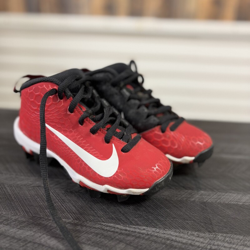 Red Nike Cleats, Size: 11c