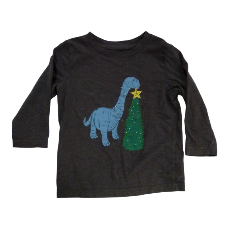 LS Shirt: Dino Xmas Tree