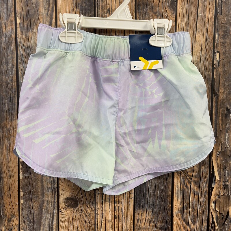 Pastel Purple Active Shorts, Size: 8