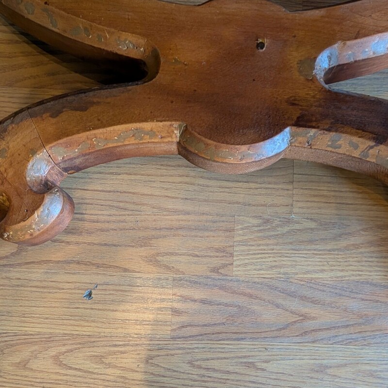 Italian Throne Chair 18th, Antique, Nailheads
30 x 26 x 51h