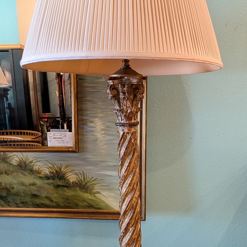 Ecclesiastical Table Lamp, Wood, Set Of 2
20 x 45h