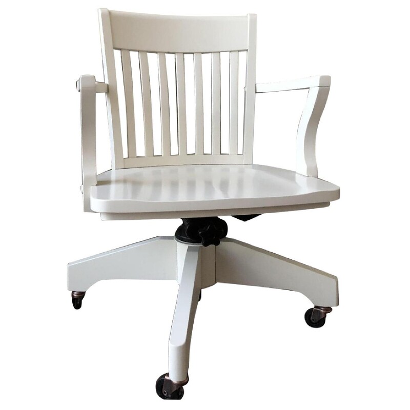Pottery Barn Wood Swivel