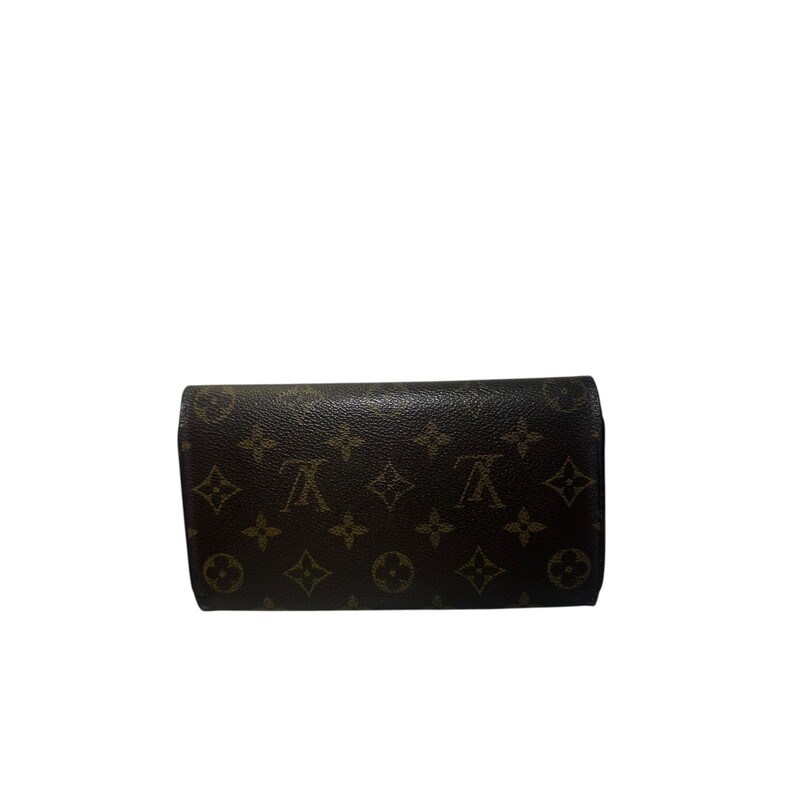 Louis Vuitton Monogram Wallet

Date Code:MB0011

Dimensions: 7 L x 5 H inches

In very good condition. Some minor puckering of the canvas.

Does not come with original dust bag or box.
