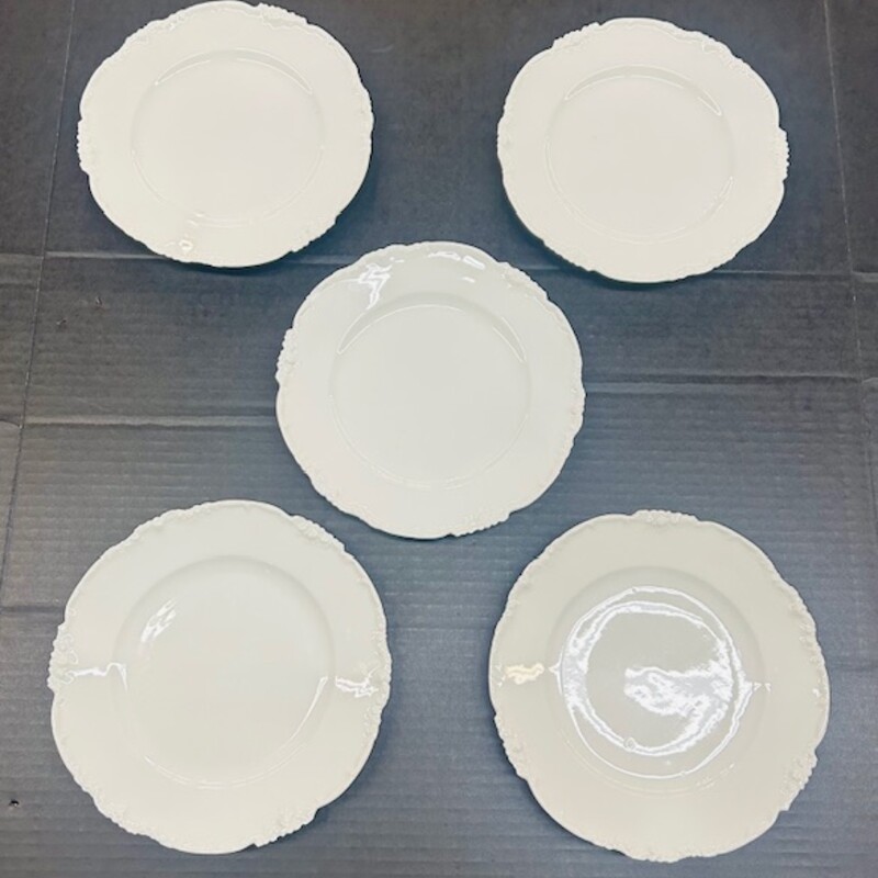 5 Limoges Salad Plates
