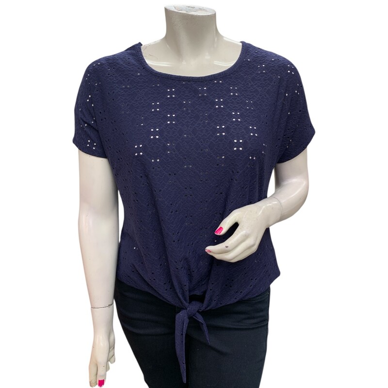 Erin Blair Eyelit, Navy, Size: XL