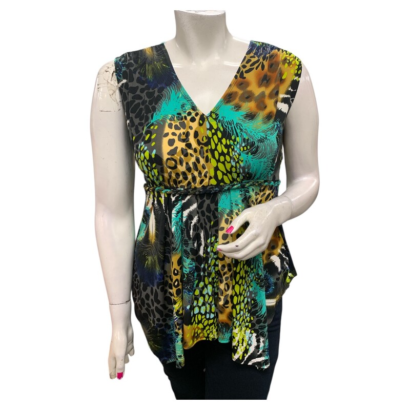 Dressbarn, Mul/gren, Size: L