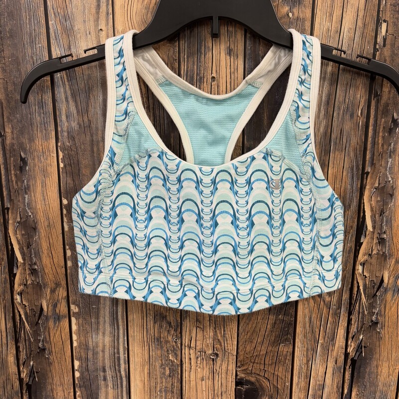 Blue Champion Sports Bra, Size: L