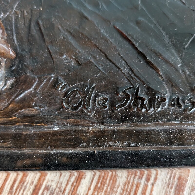Richard Loffler Bronze, 2 of 5 Ole Shiras<br />
25w x 32h x 27d