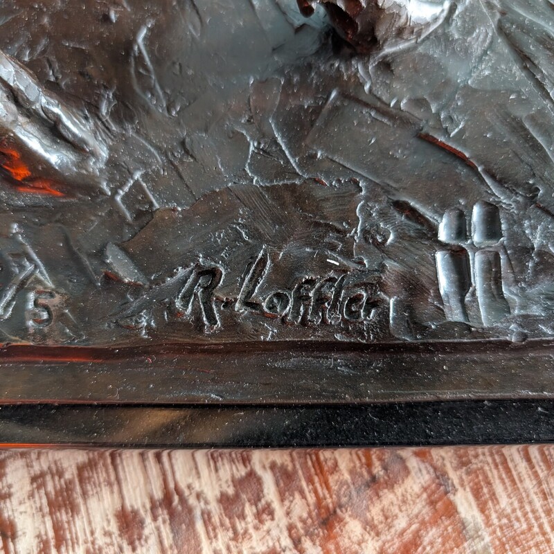 Richard Loffler Bronze, 2 of 5 Ole Shiras
25w x 32h x 27d