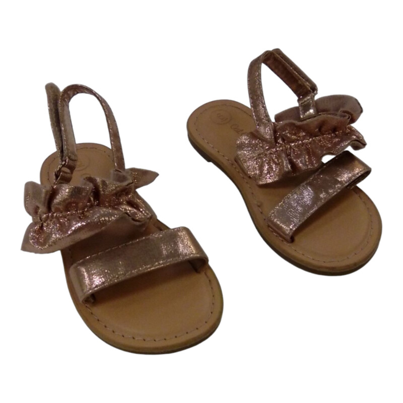 Sandals: Rose Gold, Girl, Size: 6t

Located at Pipsqueak Resale Boutique inside the Vancouver Mall, Suite 230, (upstairs between Round 1 and Golds Gym) or online at: #pipsqueakresale

All items are photographed prior to being steamed. Cross posted, items are located at #PipsqueakResaleBoutique, payments accepted: cash, paypal & credit cards. Any flaws will be described in the comments. More pictures available with link above. Local pick up available at the #VancouverMall, tax will be added (not included in price), shipping available (not included in price, *starts at $9.99; please contact regarding shipment of toys or other larger items), item can be placed on hold with communication, message with any questions. Join Pipsqueak Resale - Online to see all the new items! Follow us on IG @pipsqueakresale / Facebook @pipsqueakresaleboutique & Thanks for looking! Due to the nature of consignment, any known flaws will be described; ALL SHIPPED SALES ARE FINAL. All items are currently located inside Pipsqueak Resale Boutique as a store front items purchased on location before items are prepared for shipment will be refunded.

#resalerocks #shopsmall #pipsqueakresale #shopvanmall #vancouverwa #portland #reusereducerecycle #fashiononabudget #chooseused #consignment #savemoney #shoplocal #weship  #shopvanmall #vancouvermall #vancouver #vancouverwashington #keepusopen #shoplocalonline #resale #resaleboutique #mommyandme #minime #fashion #reseller #usedclothing #usedtoys #secondhand #consign #store #clothes #womensclothes #kidsclothes #shopvancouvermall