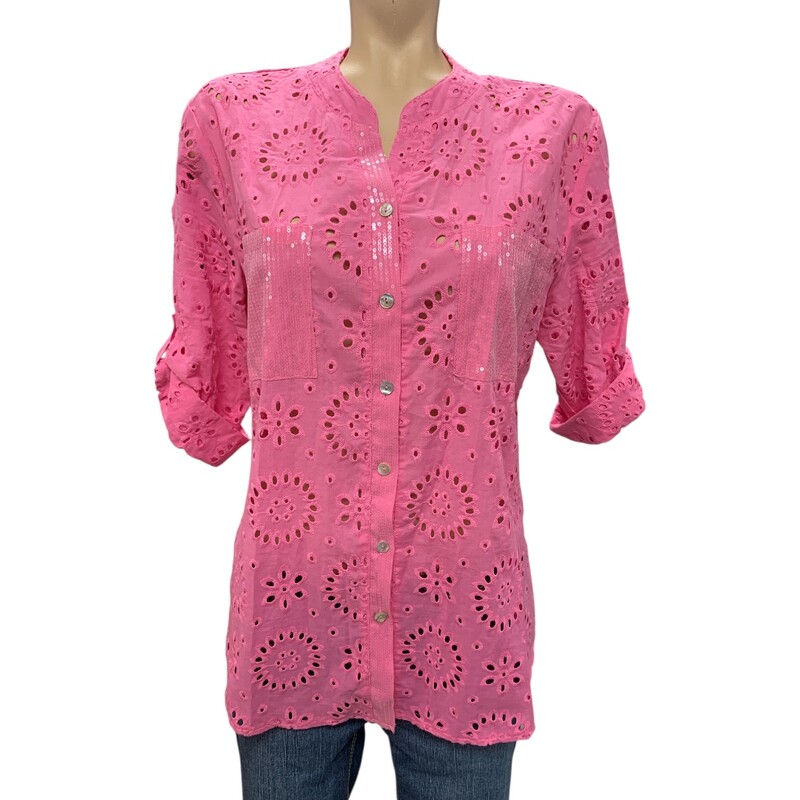 Carre Noir, Pink, Size: M