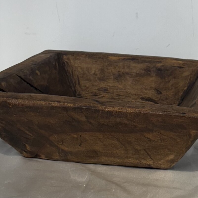 Amish Wood Square Bowl