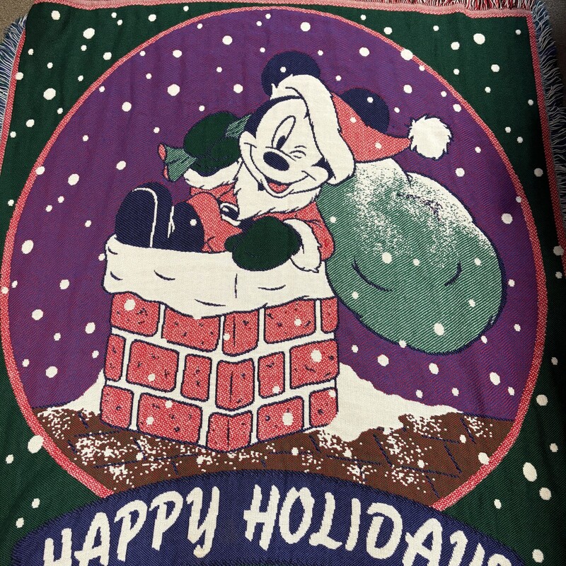 Mickey Holiday Throw