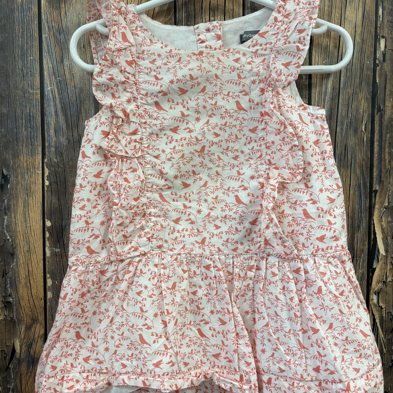 Peach Bird Dress, Size: 12/18