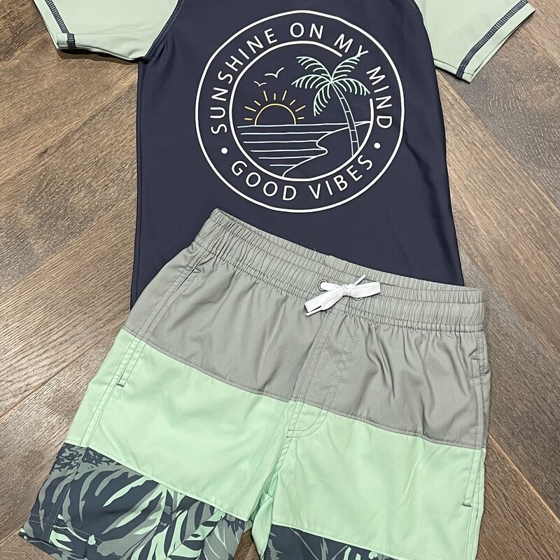 Color Kids Bathing Suit 2pc Multi, Size: 6Y