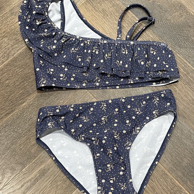 Color Kids Bathing Suit 2pc, Floral, Size: 6Y