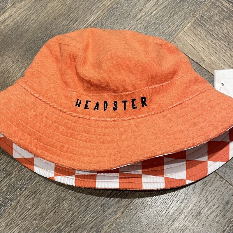 Headster Terry Bucket Hat, Orange, Size: 49-52CM
Reversible
NEW