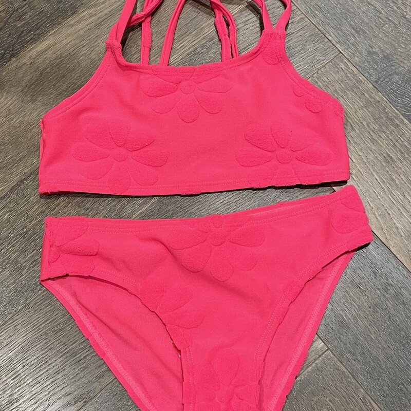 Color Kids Bathing Suit 2pc,Hotpink, Size: 6Y