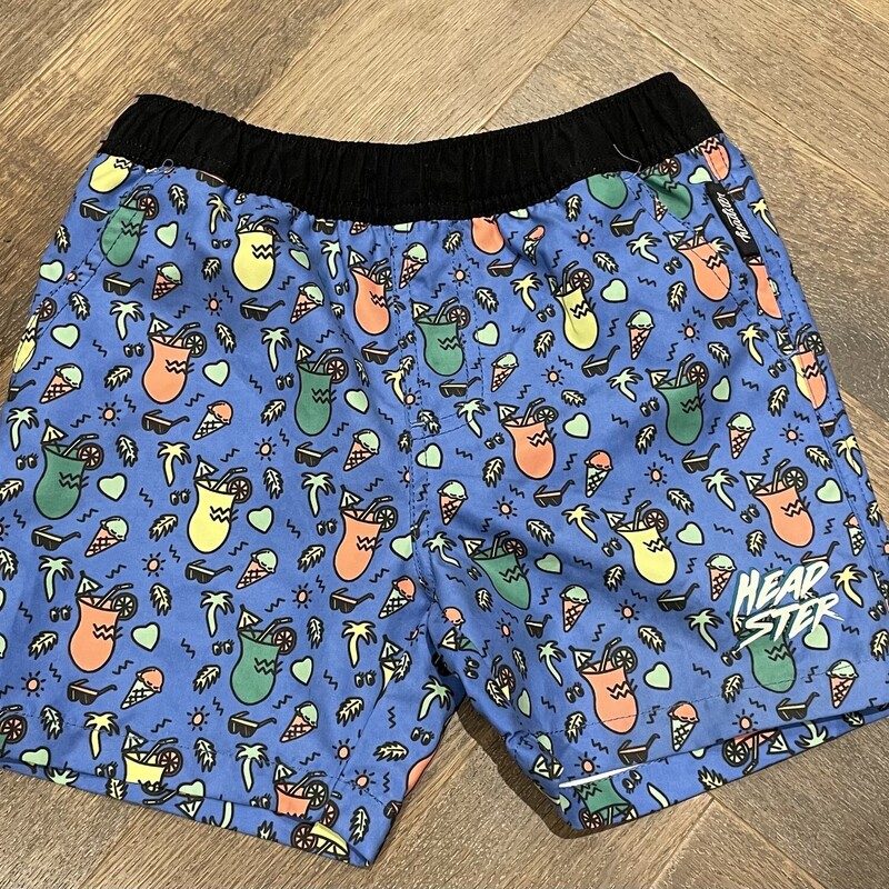 Headster Bathing Suit Trunks, Blue, Size: 6Y