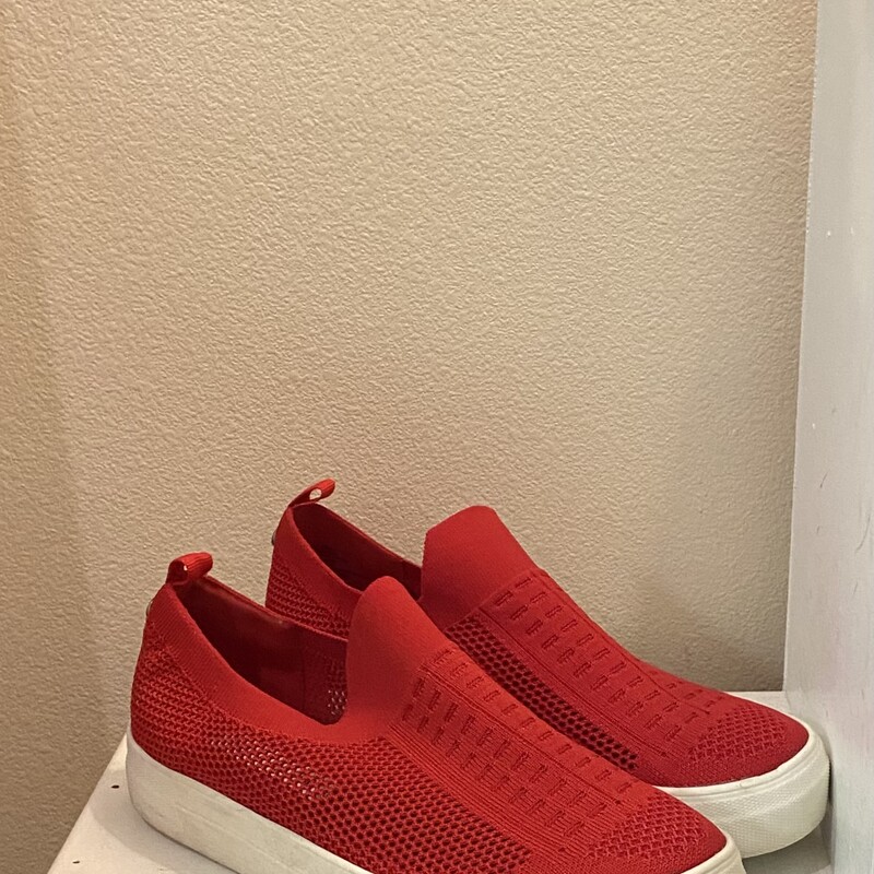 Red Perf Slip On Sneaker