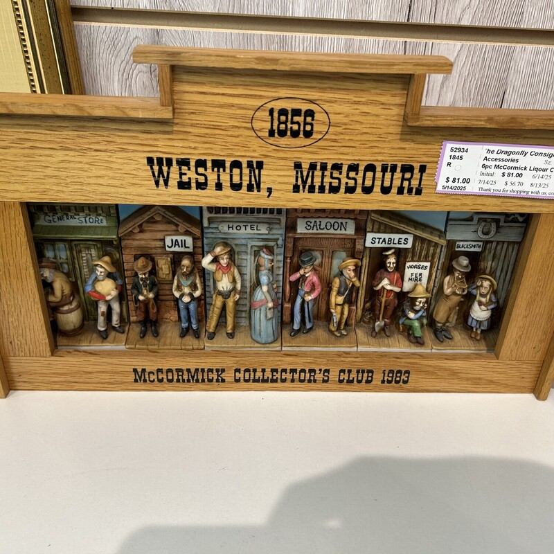 6pc McCormick Liqour Coll