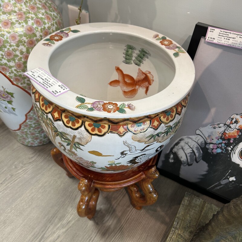 Asian Pot W/ Stand SM