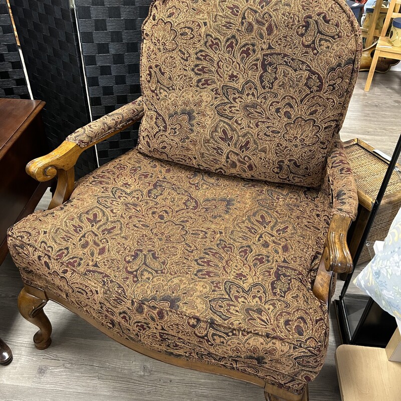 Accent Chair Wooden Back