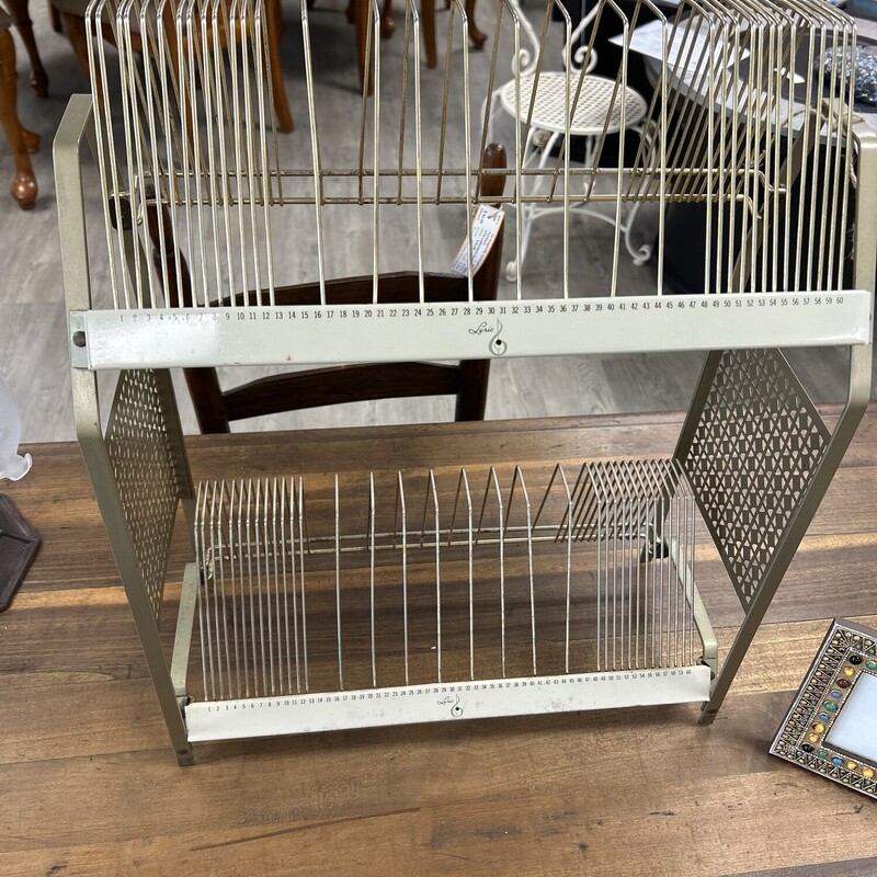 Vtg Record Holder Stand