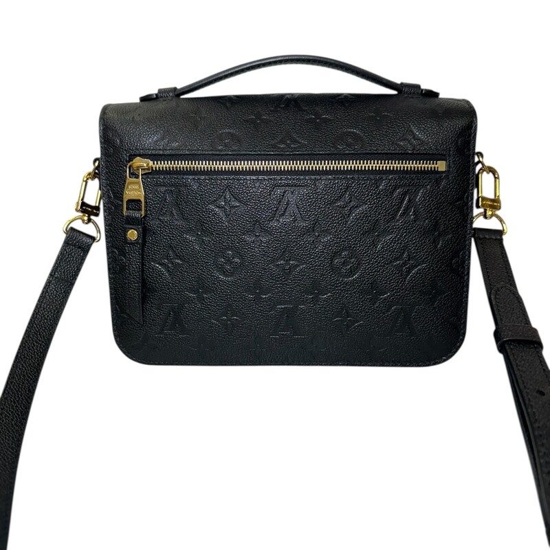 Louis Vuitton Metis Empreinte Crossbody<br />
<br />
Date Code: Chipped<br />
<br />
Dimensions:<br />
9.8 x 7.5 x 2.8 inches<br />
(Length x Height x Width)<br />
<br />
In excellent condition. Light scratching to the front of the hardware.<br />
<br />
Comes with the original dust bag. No box.