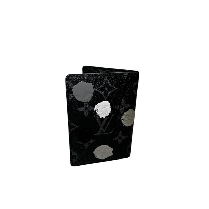 Louis Vuitton x Yayoi Kusama Pocket Organizer<br />
<br />
Dimensions:<br />
3inL x 4.5inH<br />
<br />
In excellent condition.<br />
<br />
Comes with the original dust bag. No box.