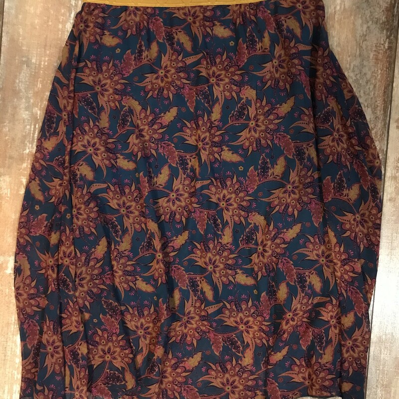 Lularoe Skirt, Peachrin, Size: Medium,BinO8