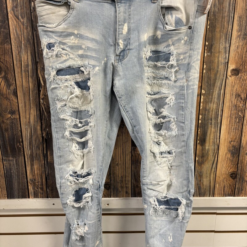 Ripped Jeans, Size: 38x32