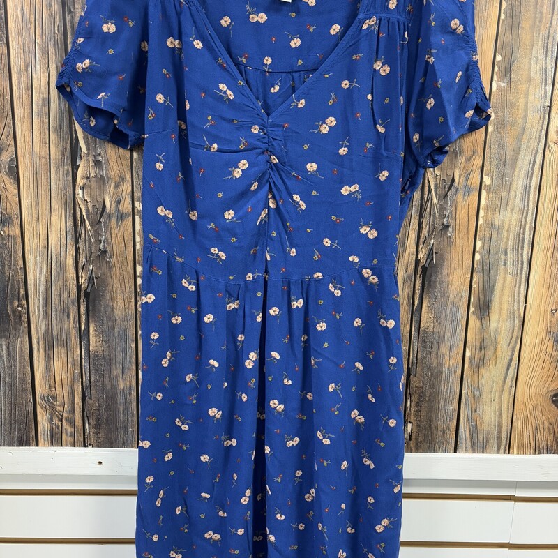 Blue Flower AE Dress, Size: XS