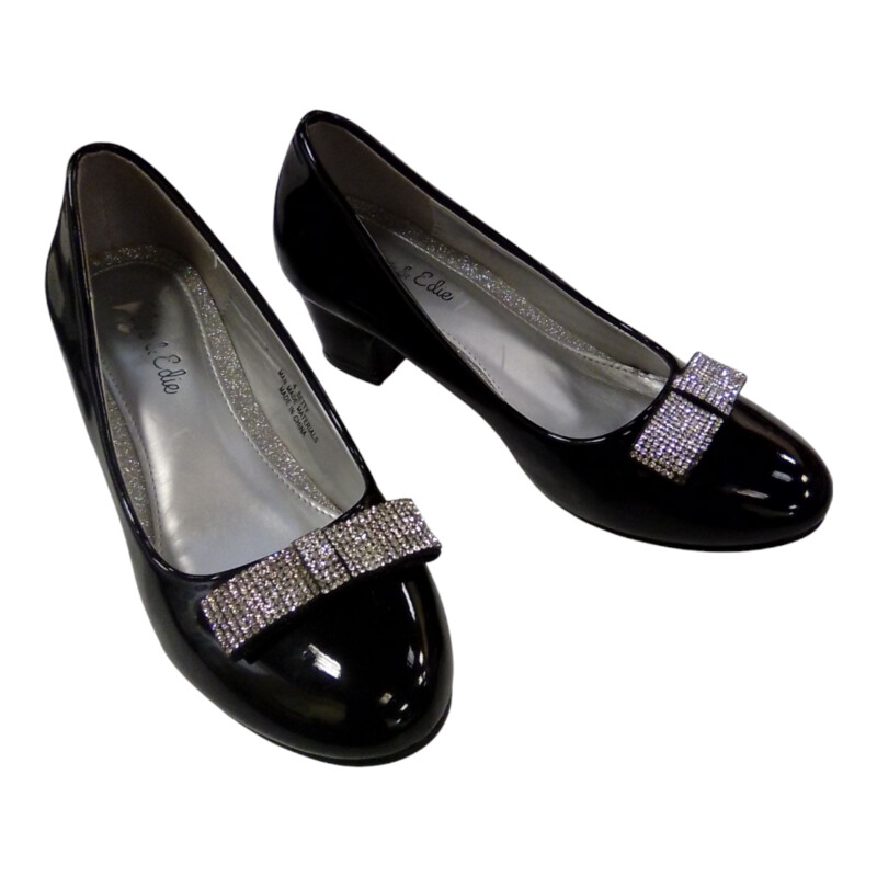 Heeled Shoes: Black/Silve