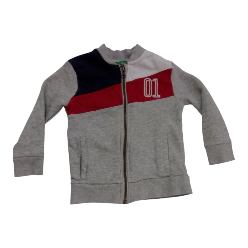 Zip-Up Jacket Gray 01