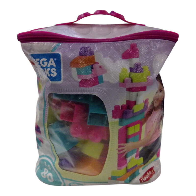 Mega Bloks Pink 80pc