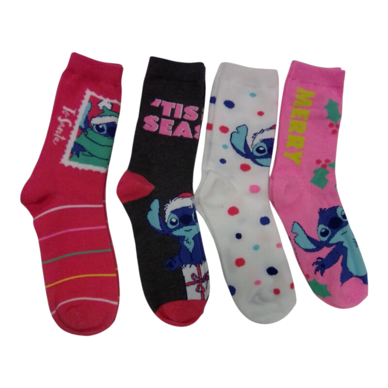 4pairs Stitch Xmas Socks