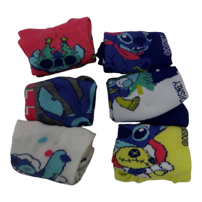 6pairs Stitch Xmas Socks