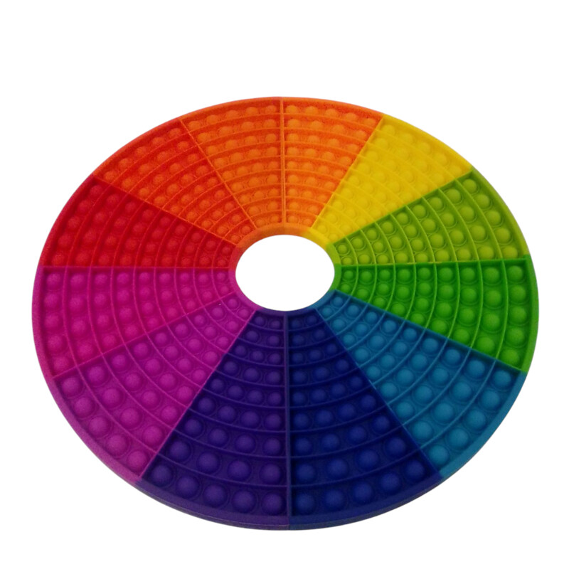 2 Pc Giant Rainbow Popit