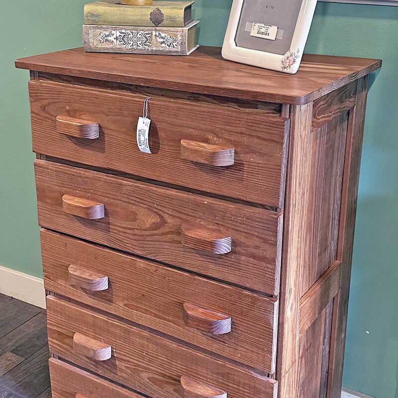 Solid Five Drawer Bureau