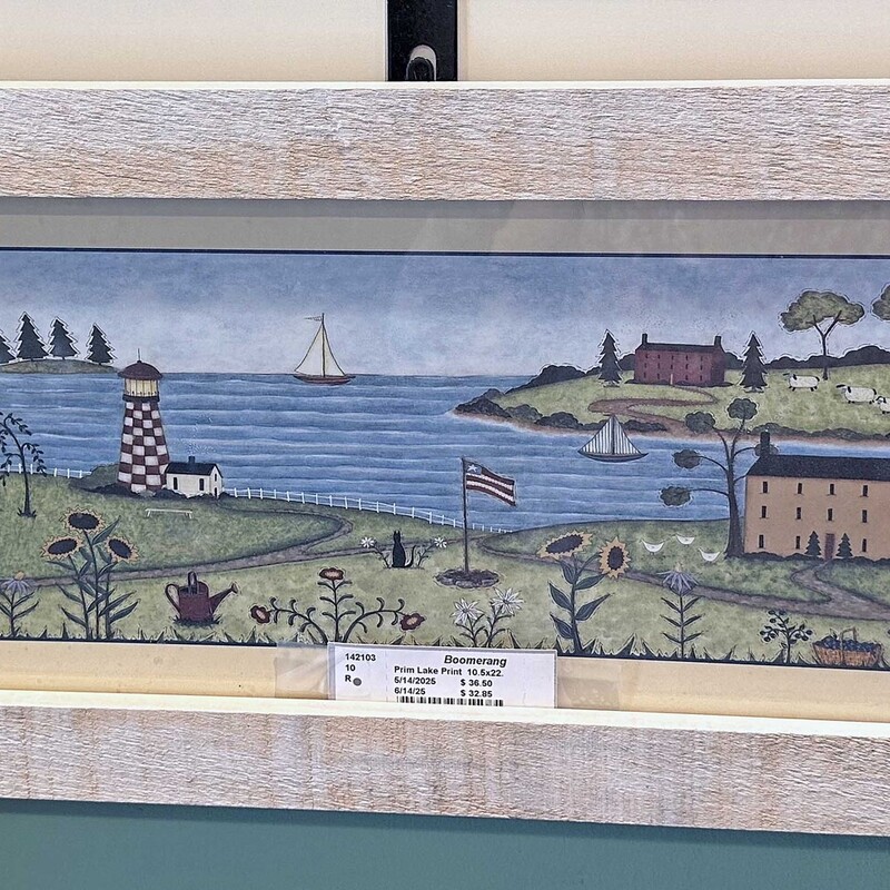 Prim Lake Print  10.5x22.