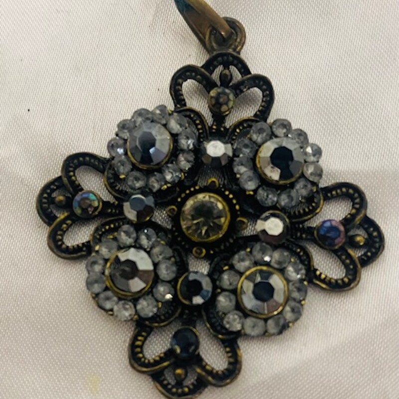 Rhinestone Triad Pendant