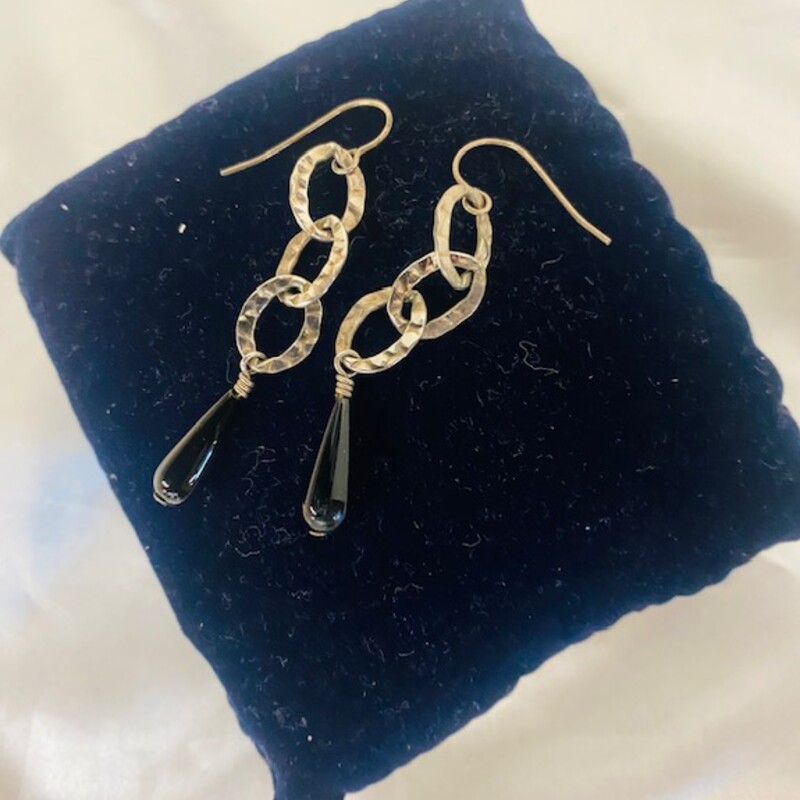 925 Silpada Onyx Earrings