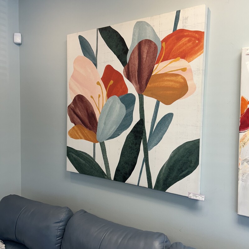 Colorful Poppy ART Canvas