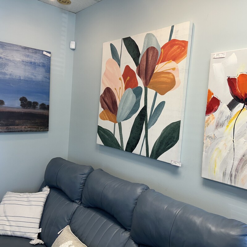 Colorful Poppy ART Canvas
