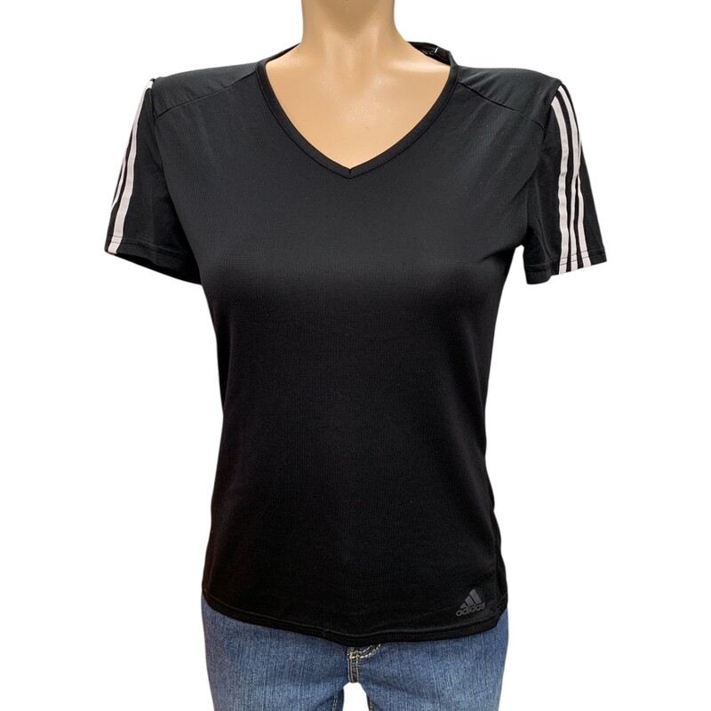 Adidas Shirt, Blk/whit, Size: S
