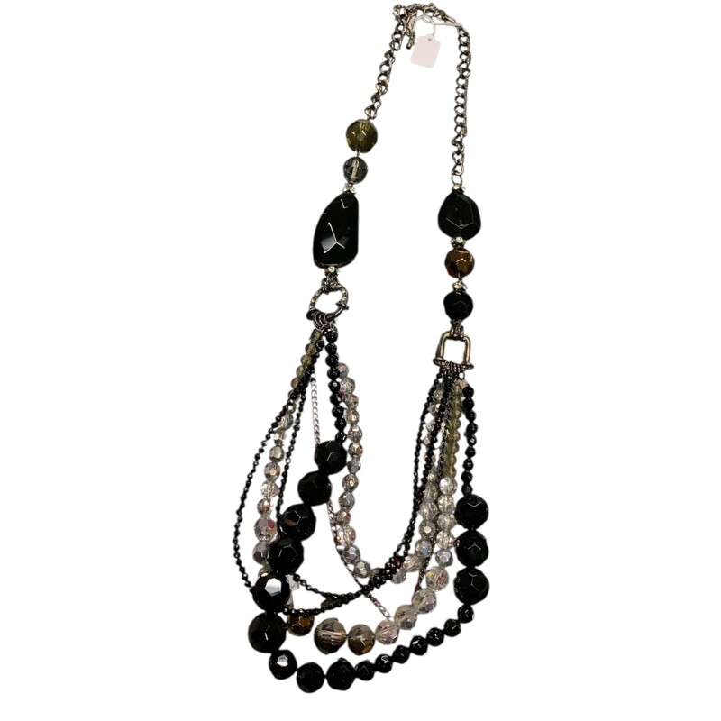 Necklace, Blk, Size: None